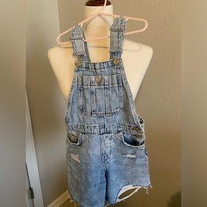 Zara Kids overalls that came with a very trendy distressed look.